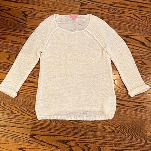 Lilly Pulitzer crocheted sweater